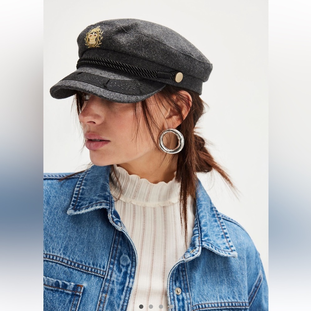 Free People Prep Wool Cadet Hat - Picture 1 of 5